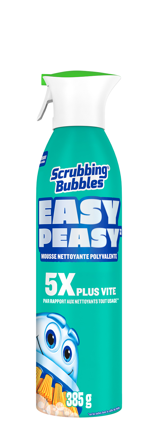 SCRUBBING BUBBLES® Easy PeasyMC Mousse Nettoyante Polyvalente - Aerosol