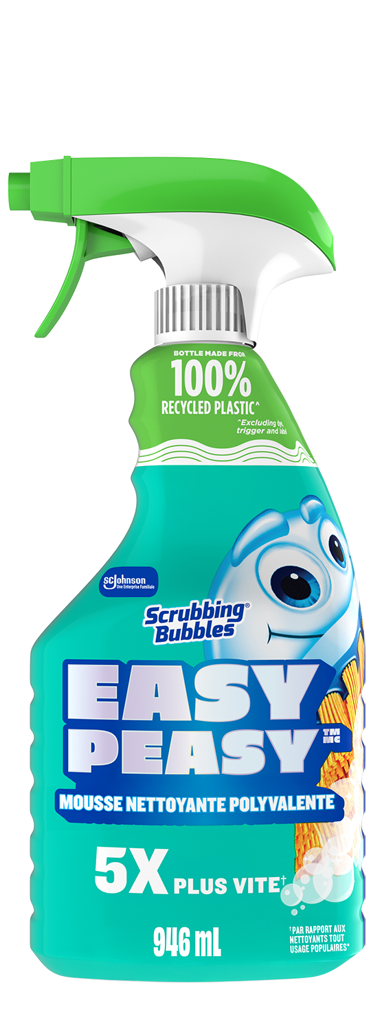 SCRUBBING BUBBLES® Easy PeasyMC Mousse Nettoyante Polyvalente - Gâchette